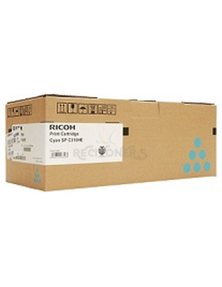 Toner 407136 RICOH - RICOH SP C730 Toner Cian