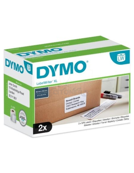 Papeleria S0947420 DYMO - DYMO CINTA DE ETIQUETAS DE ENVÍO DE ALTA CAPACIDAD - BLANCO - 102X59MM - ROTULADORA LABELWRITER (2