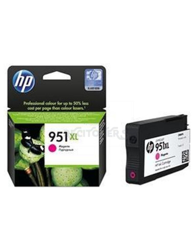 Cartucho de tinta CN047AE HP - HP TINTA MAGENTA OFFICEJET PRO 8100/8600 -Nº 951XL-