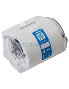 Papeleria CZ1005 BROTHER - BROTHER ROLLO DE CINTA ADHESIVA ZERO INK PARA ETIQUETADORA VC500W CZ1004 5CMX5M. 2