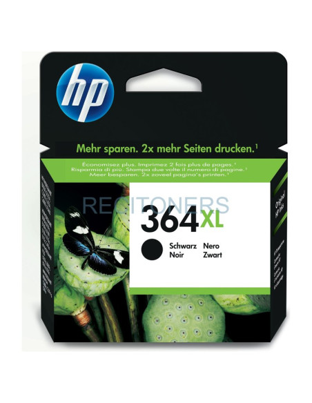 Cartucho de tinta CN684EEABE HP - HP 364XL TINTA HP PHOTOSMART C6380/CN255B/PREMIUM W/B109A NEGRO HP364XL /CN684EE