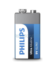Toner 6LR61E1B/10 PHILIPS - Pila Alcalina Philips 6LR61E1B/10/ 9V