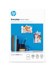 Papeleria CR757A HP - HP Papel Photo Glossy uso diario, 100 hojas, 10 x 15cm, 200gr 2