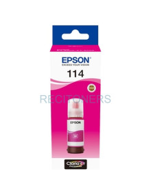 Cartucho de tinta C13T07B340 EPSON - EPSON Botella Magenta 70 ml Ecotank ET-8500 / ET-8550 - 114