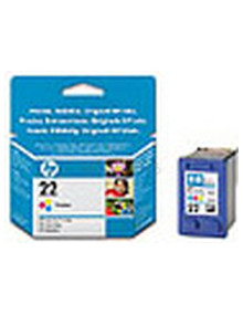 Cartucho de tinta C9352AE HP - HP Deskjet 3920/3940 PSC 1410 Cartucho Color Nº22 (5ml)