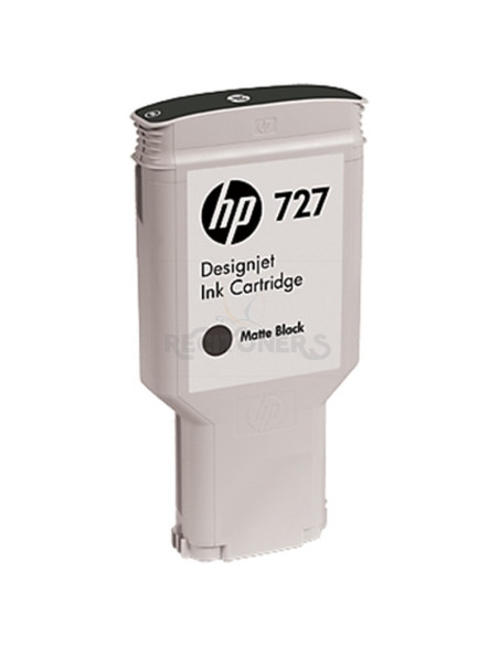 Consumible Gran Formato C1Q12A HP - HP Designjet T920/T1500 Nº727 Cartucho Negro Mate superAlta 300ml
