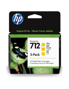 Consumible Gran Formato 3ED79A HP - DESIGNJET STUDI 24-in PRINTER STUDIO STEEL 24-in PRINTERCARTUCHO 712 AMARILLO