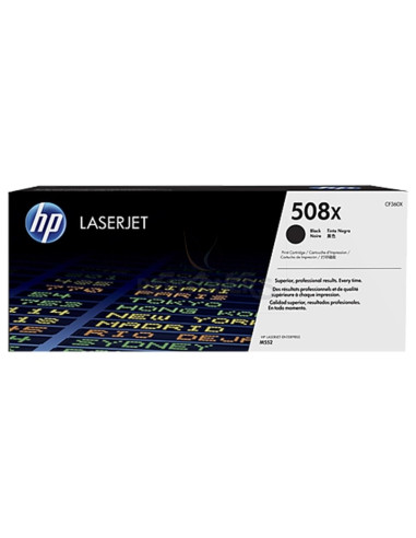 Toner CF360X HP - HP TONER NEGRO LASERJET ENTERPRISE M552DN , M553N , M553DN , M553X , M577C, M577F , M577DN - 508X - ALTA