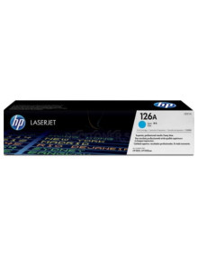 Toner CE311A HP - HP TONER CIAN 126A 1.000 PAG. LASERJET PRO/100 CP/1025NW/1020/1025/M175