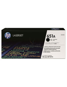 Toner CE340A HP - HP TONER NEGRO 651A 13.500 PÁGINAS LS INTERPRISE/700 COLOR MFP/M775