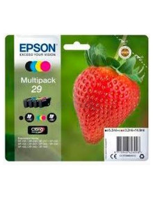 Cartucho de tinta C13T29864010 EPSON - EPSON TINTA BK / C / M / Y XP 235 332 335 432 435 - Nº 29 (MULTIPACK 4 COLORES)