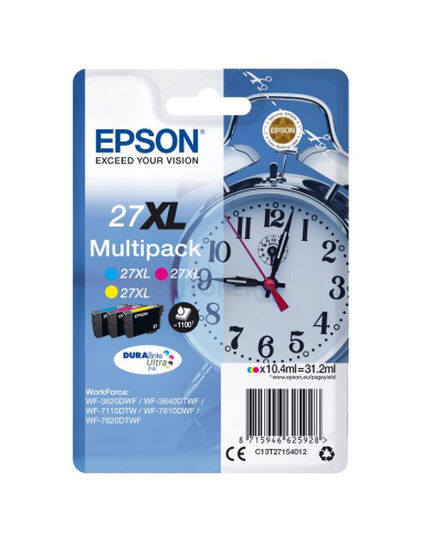 Papeleria C13T27154022 EPSON - Epson WorkForce WF-3000 y WF-7000 Multipack de Alta Capacidad nº27XL (etiqueta RF)