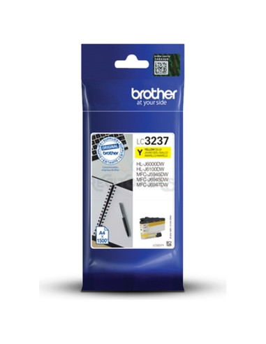Cartucho de tinta LC3237Y BROTHER - BROTHER Cartucho AMARILLO HLJ6000DW MFCJ5945DW MFCJ6945DW 3.000pag. LC3237Y