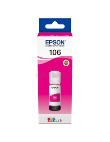 Cartucho de tinta C13T00R340 EPSON - EPSON TINTA BOTE MAGENTA ECO TANK ET-7700, 7750 - Nº 106