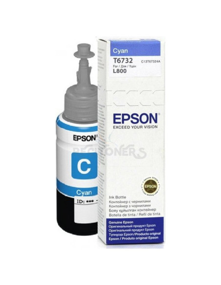 Cartucho de tinta C13T67324A EPSON - Epson T6732 Original Cian