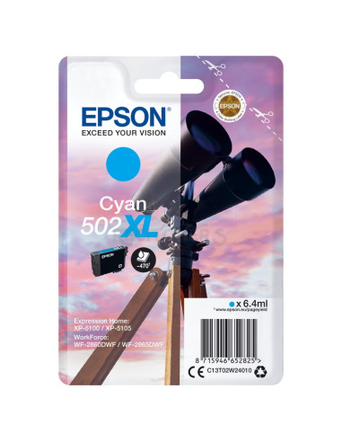 Toner C13T02W24020 EPSON - EPSON Singlepack Cyan 502XL Ink