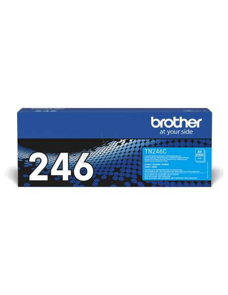 Toner TN246C BROTHER - Brother TN-246C cartucho de tóner 1 pieza(s) Original Cian