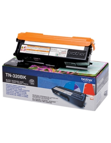 Toner TN320BK BROTHER - BROTHER TONER NEGRO HL-4140CN/4150CDN/4170CW/4570CDW - DCP-9055CDN/9270CDN - MFC-9460CDN/9465CDN/9970CDW