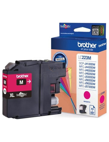 Cartucho de tinta LC223MBP BROTHER - BROTHER Cartucho tinta Magenta MFCJ4120DW MFCJ4420DW/MFCJ4620DW larga duracion