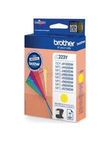 Cartucho de tinta LC223YBP BROTHER - BROTHER TINTA AMARILLO DCP-J562DW/J4120DW