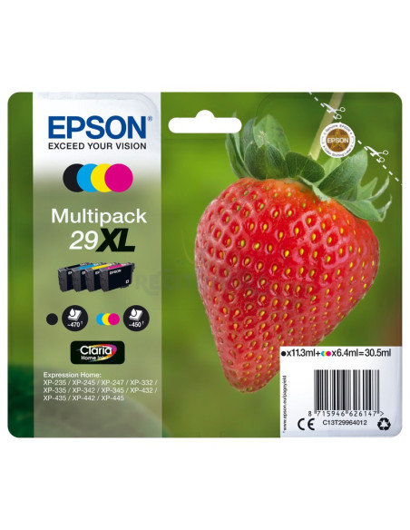 Toner C13T29964022 EPSON - EPSON Multipack 4-colours 29XL Claria Home Ink FRESA RF+AM