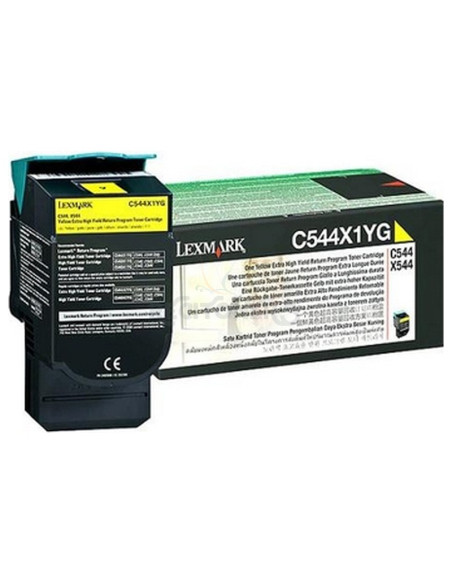 Toner 0C544X1YG LEXMARK - LEXMARK C544/X544 Toner Amarillo Extra Alto Rendimiento Retornable