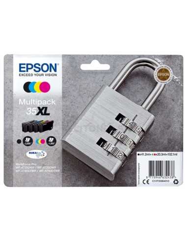 Toner C13T35964010 EPSON - EPSON Multipack 4 colores 35XL DURABrite Ultra Ink