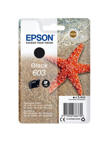 Cartucho de tinta C13T03U14020 EPSON - EPSON tinta negra Std Estrella de mar 1 tinta 603 RF / AM Single