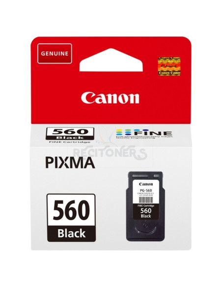Cartucho de tinta 3713C001 CANON - Canon Cartuchos PG-560 negro PIXMA TS5300 SERIES, TS5351, TS5350, TS5320, TS535 SERIES