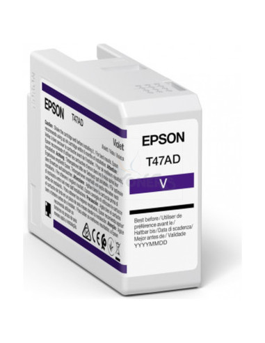 Cartucho de tinta C13T47AD00 EPSON - EPSON Singlepack Violet T47AD UltraChrome Pro 10 ink 50ml SC-P900