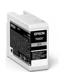 Cartucho de tinta C13T46S700 EPSON - EPSON Singlepack Gray T46S7 UltraChrome Pro 10 ink 25ml SC-P700