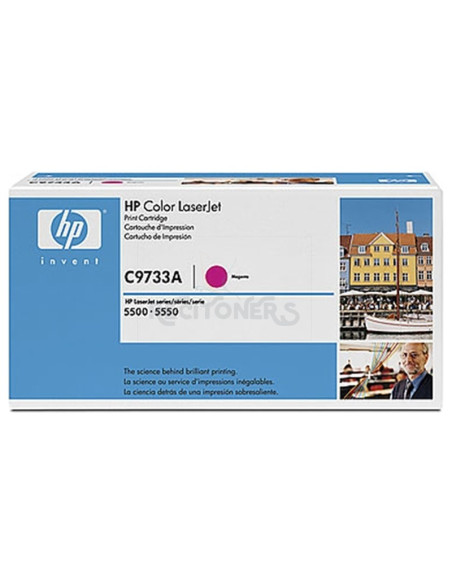 Toner C9733A HP - HP LASERJET COLOR 5500/5550 TONER MAGENTA, 13.000 PÁGINAS - 645 A