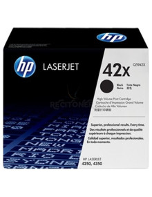 Toner Q5942X HP - HP TONER NEGRO 20.000 PAG. LASERJET/4250DTN LASERJET SMART/4250/4350