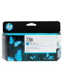 Consumible Gran Formato 498N5A HP - HP DESIGNJET 738 CARTUCHO CIAN 130ML