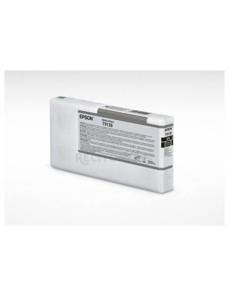 Cartucho de tinta C13T91380N EPSON - EPSON T9138 Matte Black Ink Cartridge (200ml) para SC-P5000