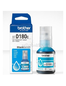 Cartucho de tinta BTD180C BROTHER - BROTHER Botella de tinta cian para hasta 5000 paginas