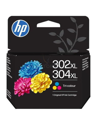 Cartucho de tinta B7RT8AE HP - CARTUCHO TRICOLOR HP 302XL/304XL (300 PAG)
