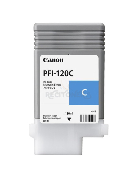 Cartucho de tinta 2886C001AA CANON - CANON TINTA CYAN PFI-120 C TM-200/TM-205/TM-300/TM-305
