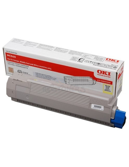 Toner 44059209 OKI - TÓNER AMARILLO OKI CX2633/MC860CDTN/CDXN/DN (10000 PAG)