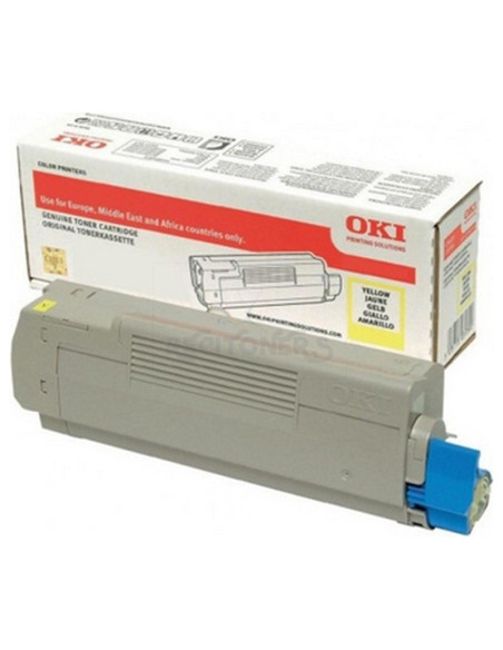 Cartucho de tinta 46471101 OKI - OKI 46471101 Toner 7000páginas Amarillo tóner y cartucho láser