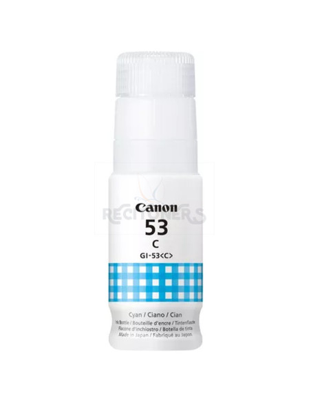 Cartucho de tinta 4673C001 CANON - CANON BOTE TINTA CIAN PIXMA G 650/550 - GI 53C
