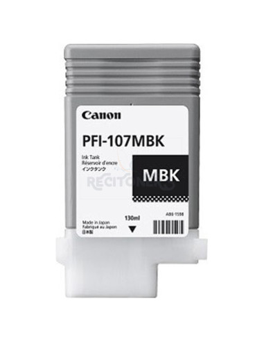 Cartucho de tinta 6704B001AA CANON - CANON TINTA NEGRO MATE IPF 670/680/770 - PFI 107MBK