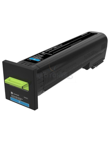 Toner 72K2XC0 LEXMARK - TÓNER CIAN LEXMARK 72K2XC0 RETORNABLE (22000 PAG)
