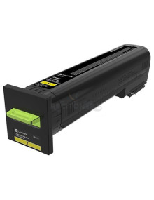 Cartucho de tinta 72K2XYE LEXMARK - Lexmark CS820 Cartucho amarillo rendimiento extra alto Corporativo (22 000 paginas)