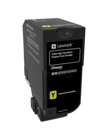 Toner 74C2HY0 LEXMARK - TÓNER AMARILLO LEXMARK 74C2HY0 RETORNABLE (12000 PAG)