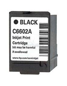 Cartucho de tinta C6602A HP - HP Cartucho Negro ADDMASTER/IJ 6000, 18ml (7 millones de caracteres)