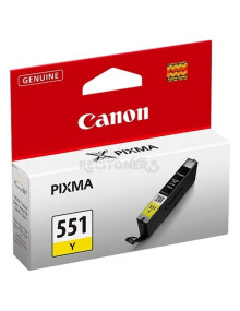 Cartucho de tinta 6511B001 CANON - CANON CARTUCHO AMARILLO CLI551 15ML MG/5450/6350 IP/7250
