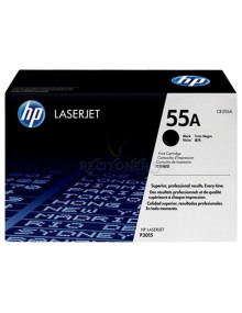 Toner CE255A HP - HP TONER NEGRO 6.000 PAG. LASERJET/P3011/P3015