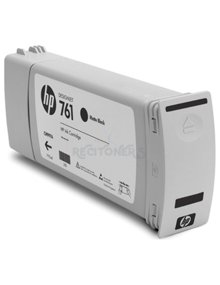 Consumible Gran Formato CM997A HP - HP DESIGNJET T7100 CARTUCHO NEGRO MATE Nº761 775ML