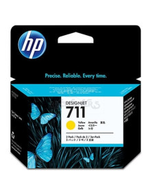 Consumible Gran Formato CZ136A HP - HP DesignJet T120/T520 Cartucho Amarillo Nº711 (Pack 3)